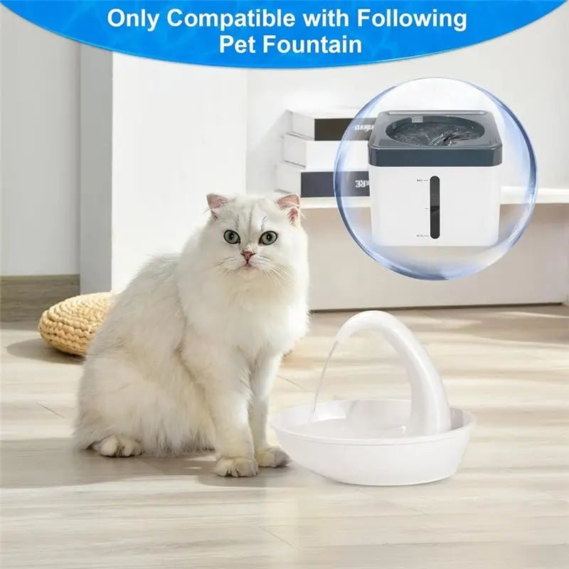 Replacement Cat Fountain Filters Compatible With Pioneer Pet Vortex and Swan, 3 or 6 Pack