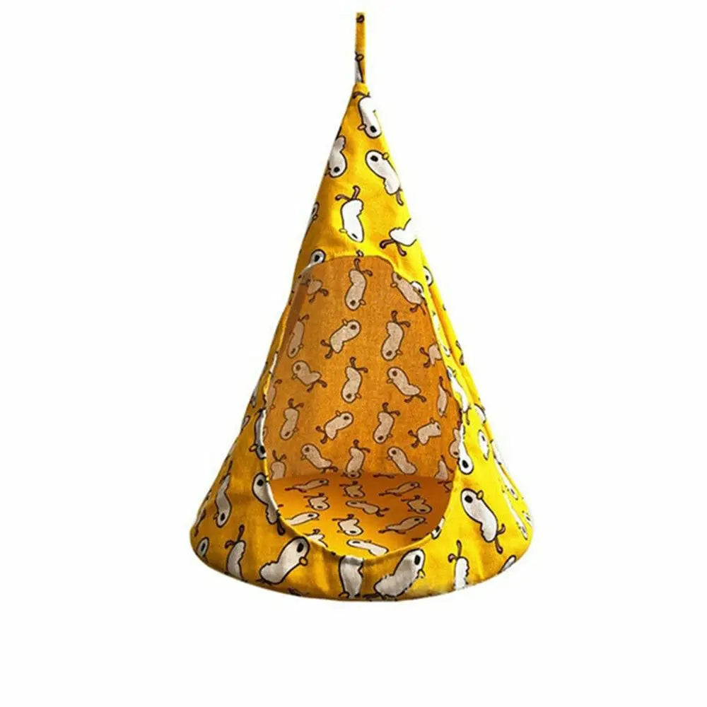 Hanging Cat Teepee Bed with Removable Cushion