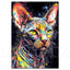 Colorful Lion Diamond Painting Kit, 5D Full Drill Big Cat Art