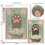 Cat Paw Tarot Card Diamond Painting Kit, Full Drill