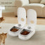 Timed Cat Feeder for Wet and Dry Food, Single or Double Meal