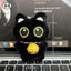 Black Cat Plush Keychain Bag Charm for Cat Lovers