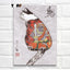 Tattoo Cats Canvas Print, Vintage Tattoo Parlor Cat Wall Art