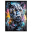 Colorful Lion Diamond Painting Kit, 5D Full Drill Big Cat Art