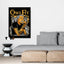 Tattoo Cats Canvas Print, Vintage Tattoo Parlor Cat Wall Art