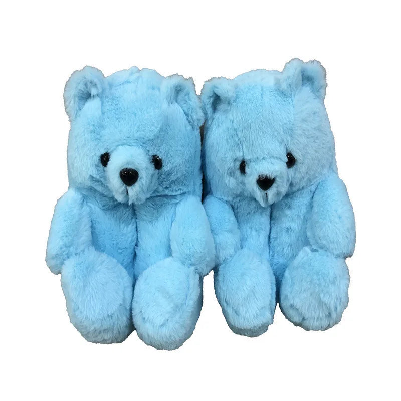 Hug Cat Slippers for Women, Cute Plush Winter House Shoes