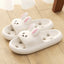Cartoon Bathroom Slides with Drainage Holes, Quick-Dry EVA