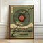 Affiches antiques d’aquarelle de chat japonais