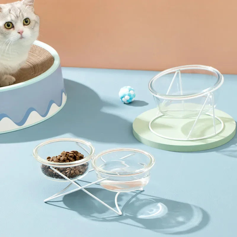 Ciotole in vetro per gatti