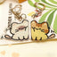 Peeking Cat Acrylic Keychain, Cute Doodle Kitty Bag Charm With Clasp