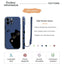 Peeking Black Cat Phone Case With Side Paw Print Design and Wrist Lanyard