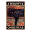 Oh My Eyes Black Cat Sign, Funny Bathroom Gift for Cat Owners
