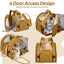 Expandable Cat Carrier Backpack with Mesh Side Room, Up to 22 Lbs