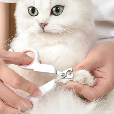 Cat Nail Scissors With Half-Moon Blades, Small 4.6-Inch Claw Trimmer