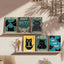 Self-Adhesive Black Cat Poster, Cute Peel and Stick Wall Art
