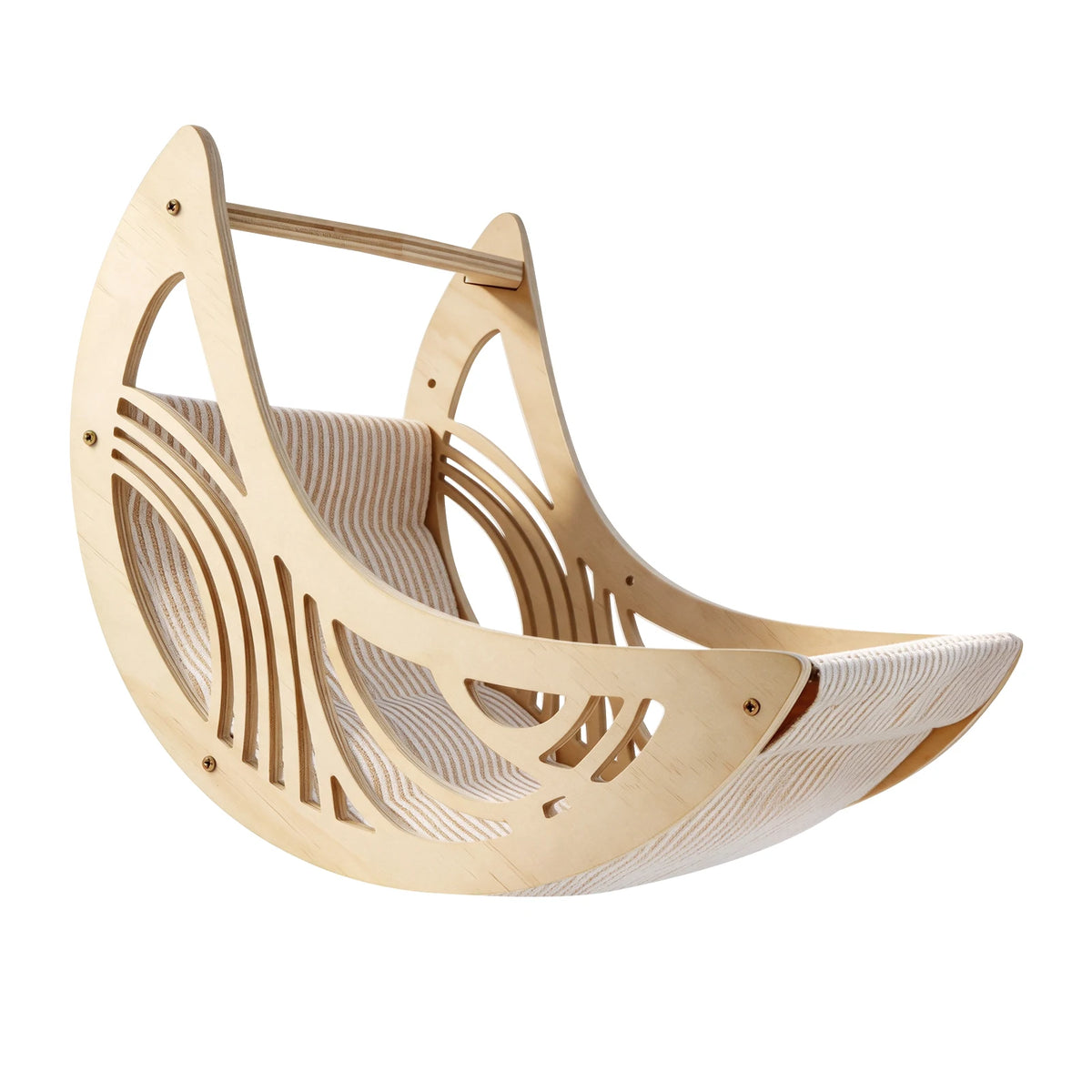 Wall-Mounted Cat Climbing Shelf Set with Bridge and Hammock