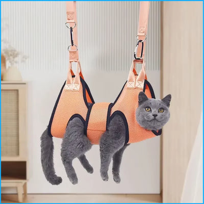 Pettorina da bagno per gatti