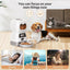 3.5L Automatic Cat Feeder With Timer, Stainless Steel Bowl and Voice Recorder