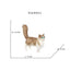 Realistic Ragdoll Cat Figurine and Chubby Cat Model, PVC