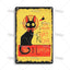 Witchy Black Cat Kitchen Sign, Salem Sanctuary Tin Plaque