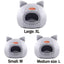 Kitty Ear Dome Cat Bed with Plush Doorway Trim