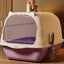 Large Size  Litter Box Full Enclosure with Sand for Kittens Poo