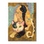 Gustav Klimt Style Cat Canvas Print, Decorative Cat Wall Art