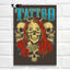 Tattoo Cats Canvas Print, Vintage Tattoo Parlor Cat Wall Art