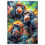 Colorful Lion Diamond Painting Kit, 5D Full Drill Big Cat Art