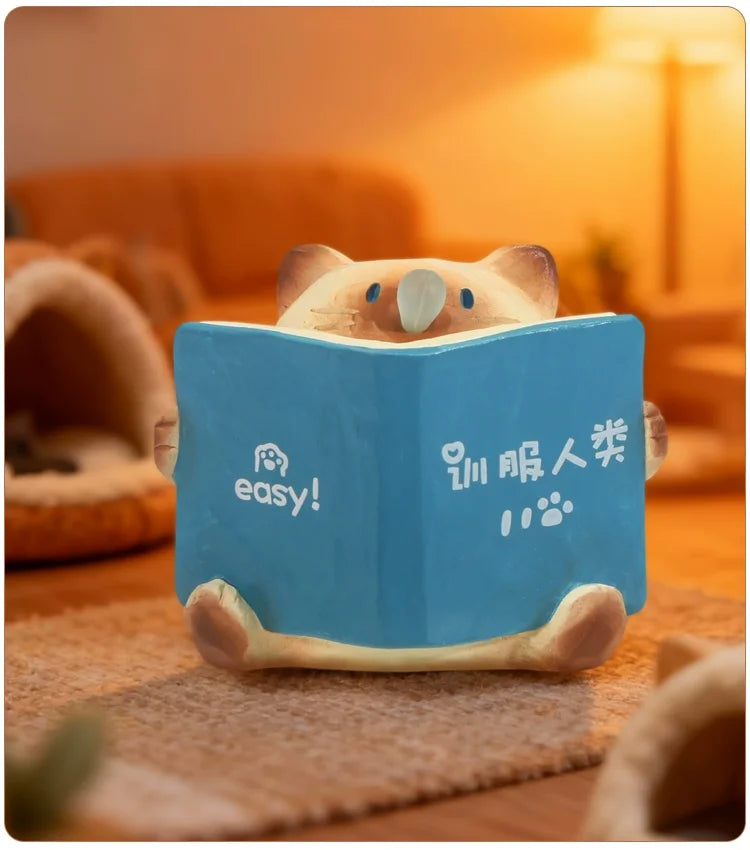 Siamese Cat Blind Box Figure, Cat Pai Daily Companion Series