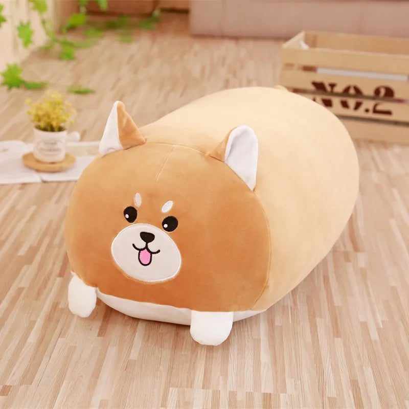 Sweet Cartoon Cat Plush Toy, Small Soft Stuffed Kitty Pillow