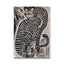 Affiches antiques d’aquarelle de chat japonais