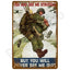 Retro Metal Tin Sign, 8 x 12 Inch Vintage Wall Plaque