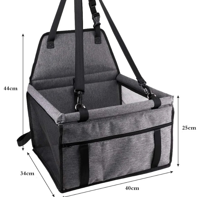 Cat Car Seat Cover with Foldable Hammock for Back Seat
