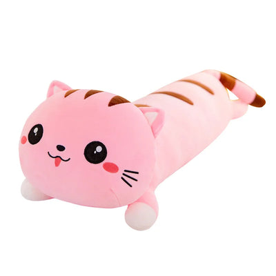 Long Cat Plush Pillow, Stuffed Cat Body Pillow 20 to 51 Inch