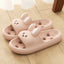 Cartoon Bathroom Slides with Drainage Holes, Quick-Dry EVA