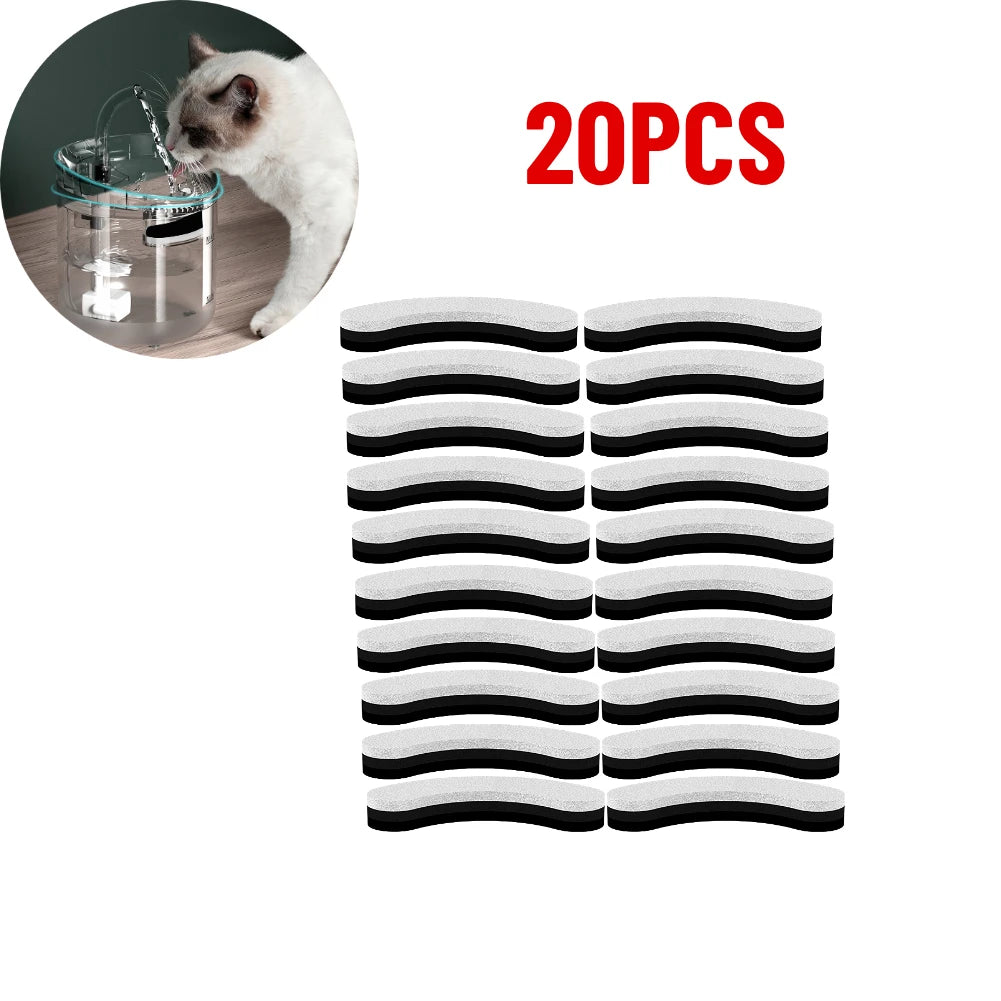Cat Water Fountain Replacement Filters for WF050 and WF060, Activated Carbon