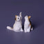 Realistic Mini Kitten Figurines, Funny Cat Poses Resin Ornaments
