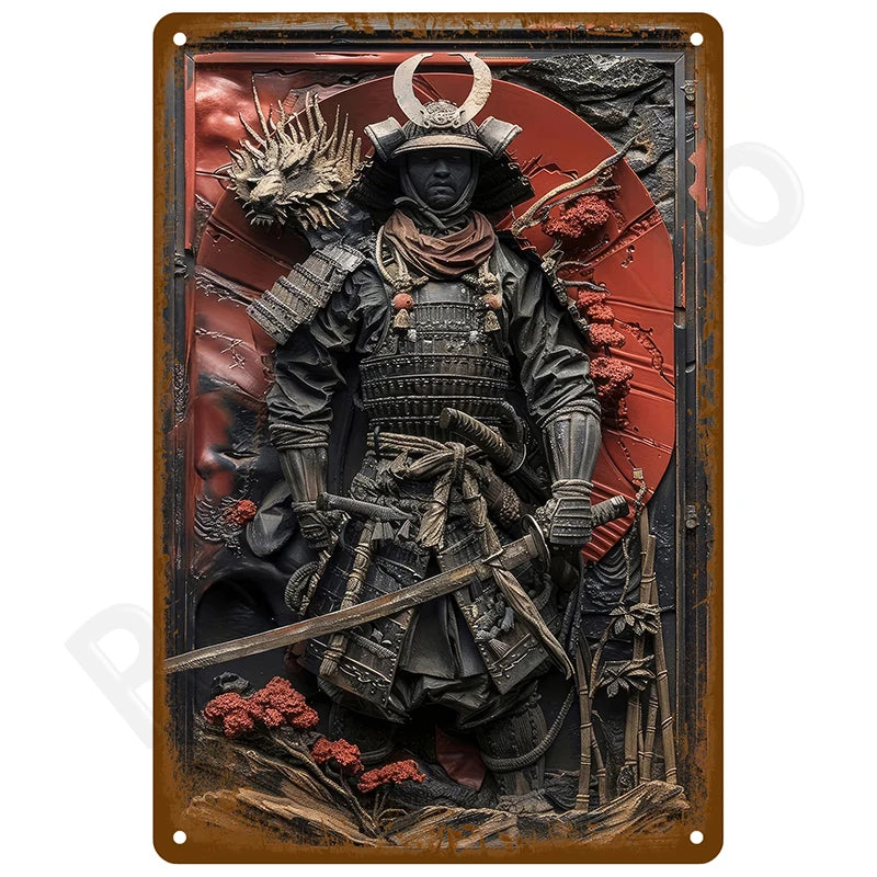 Retro Metal Tin Sign, 8 x 12 Inch Vintage Wall Plaque