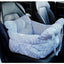Cat Car Bed with Safety Belt and Washable Cushioned Bed