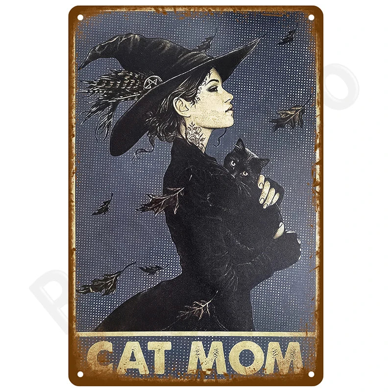 Retro Metal Tin Sign, 8 x 12 Inch Vintage Wall Plaque