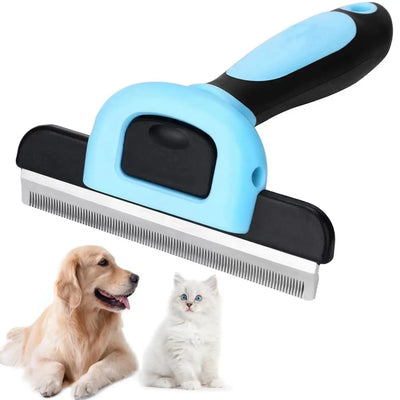 Cat Deshedding Tool With Stainless Steel Edge, 3 Widths From 2.3 to 4.1 Inches
