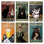 Cats and Wine Vintage Metal Sign, 8 x 12 Inch Bar Wall Decor