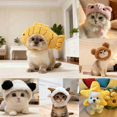 Шапка Panda за котки