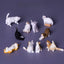 Realistic Mini Kitten Figurines, Funny Cat Poses Resin Ornaments