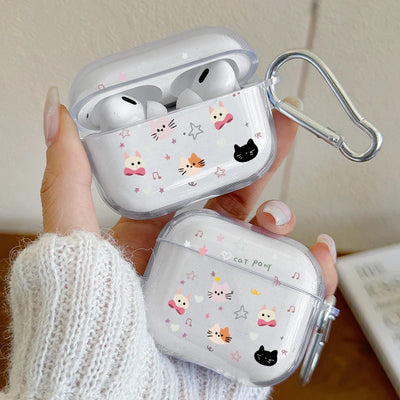 Airpod-Hülle mit französischem Katzen-Zitat