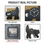 Retro Cartoon Black Cat Wall Clock, Vintage-Style Cat Silhouette