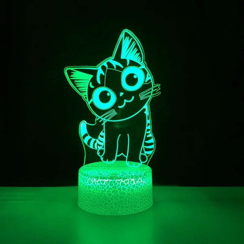 Katzen-Nachtlichtlampe
