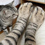 Funny 3D Cat Paw Socks, Printed Animal Paw Crew Socks
