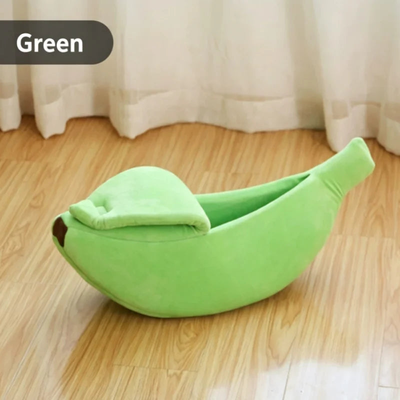 Banana Cat Bed, Funny Curved Pet Bed in 4 Sizes